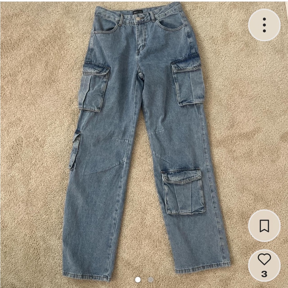 WHITE FOX CARGO JEANS